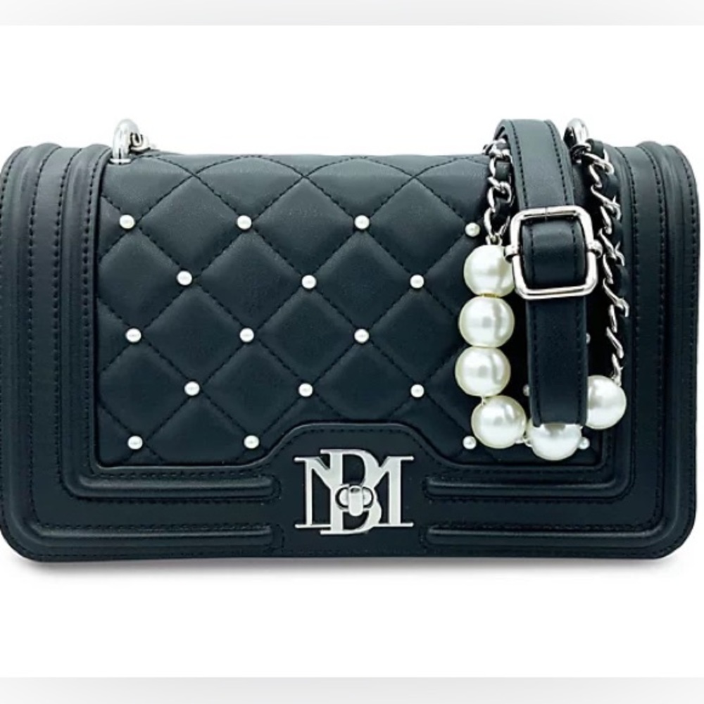 NIP Badgley Mischka Bombe Crossbody Bag in Black